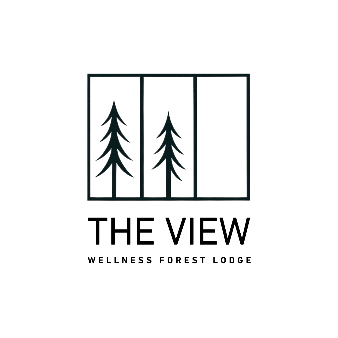 The View — Logo con eslogan