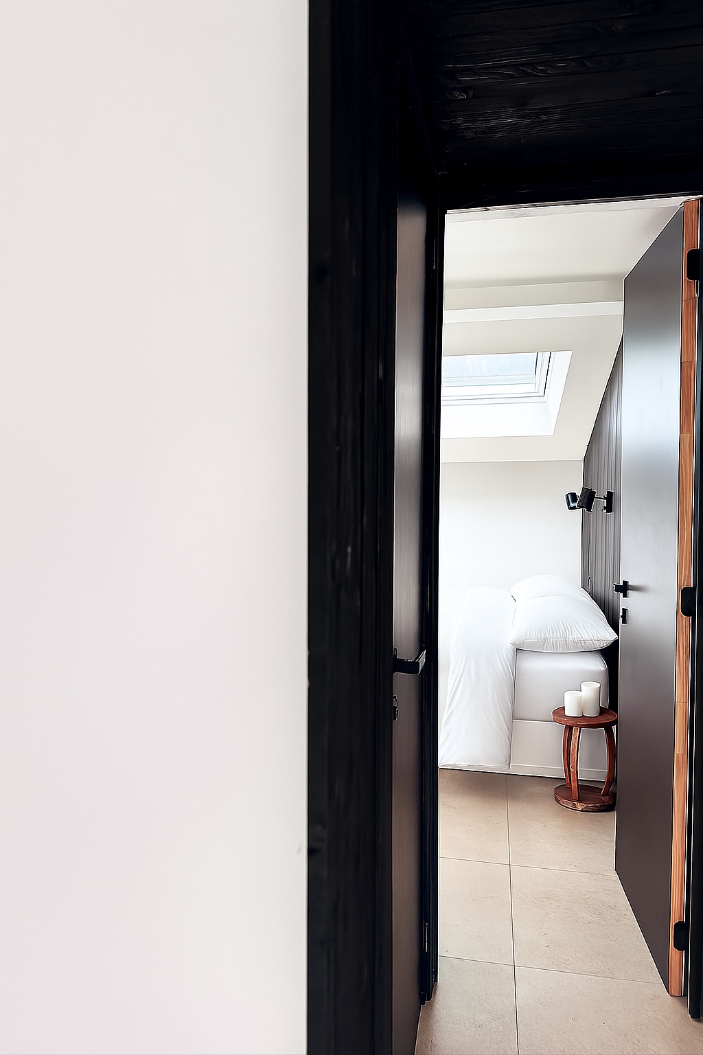 Bedroom doorway view