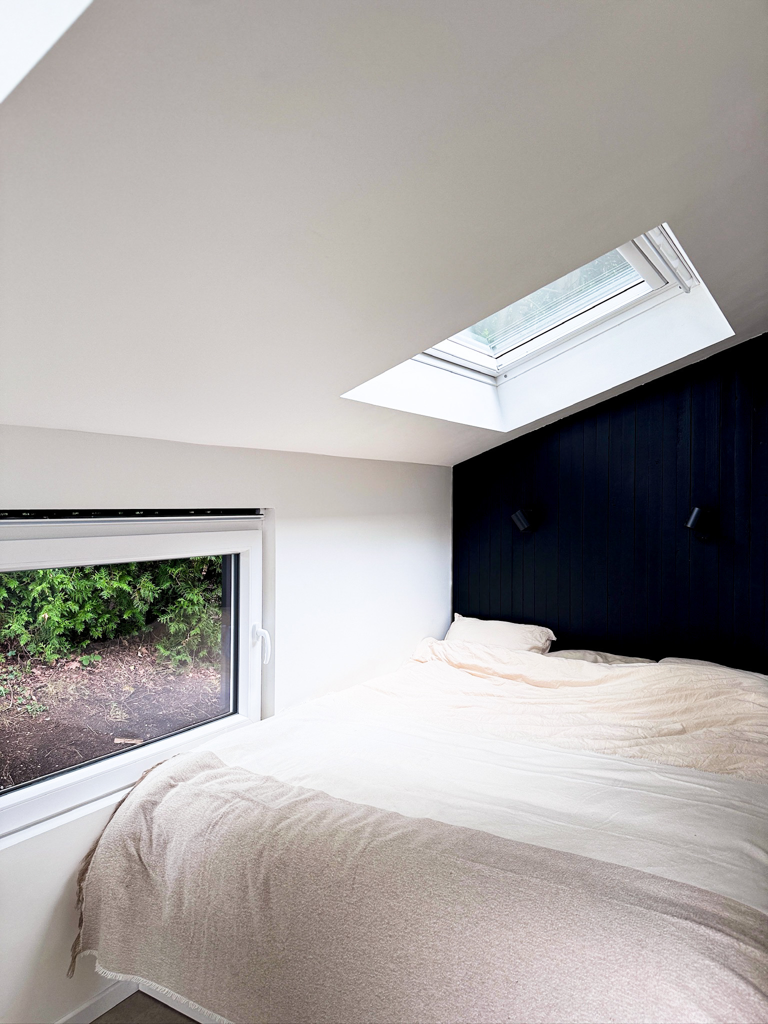 Bedroom with natural window light