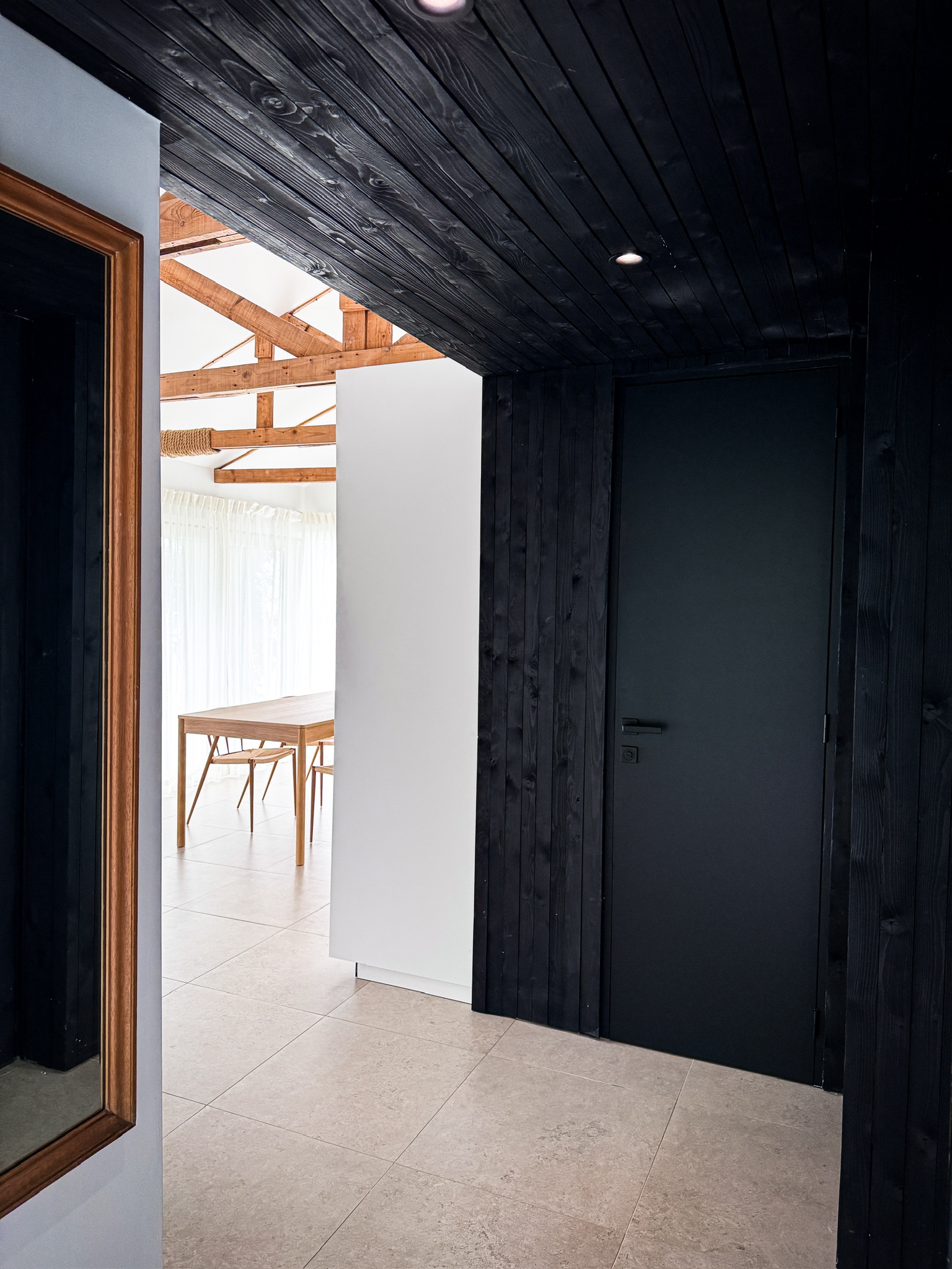 Dark entry hallway